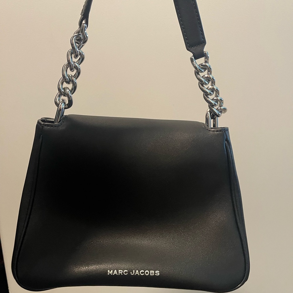 Marc Jacobs Black Leather Shoulder Bag - Picture 3 of 10